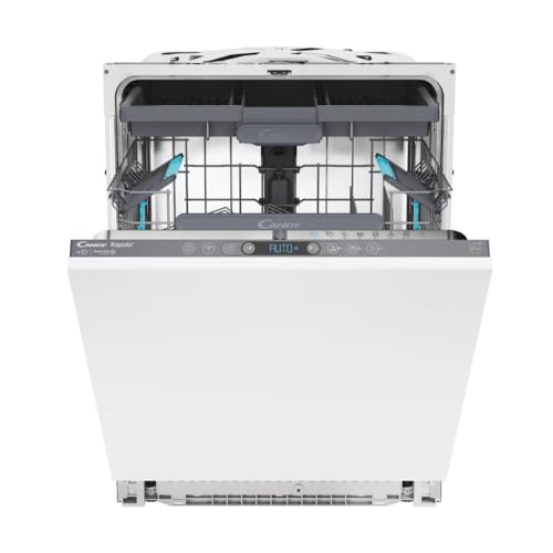 Candy Rapido' Ci 6E7F1A Lavastoviglie A Scomparsa Totale, 16 Coperti, Classe Energetica E, 8 Programmi, Motore Inverter, Silenziosità: 47 Db, Partenza