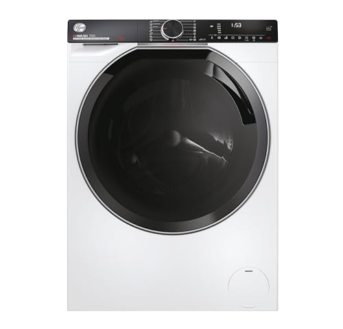 Hoover H-Wash 700 H7W449Ambc-S Lavatrice Slim, 9 Kg, 1400 Giri, Wi-Fi + Ble, Connesso, Auto Care, Steam Care Pro, Classe A, Bianco