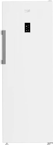 Beko B3Rfne294W - Congelatore Verticale, 260 Litri, No Frost, Congelamento 15 Kg/24H, Classe Energetica E