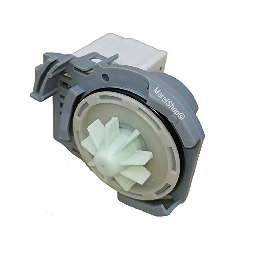 Marel Shop® - Elettropompa 35W Per Lavastoviglie Compatibile Con Whirlpool Ignis Bauknecht Per Modelli: Adp8332 - Adp8500 - Adp8501