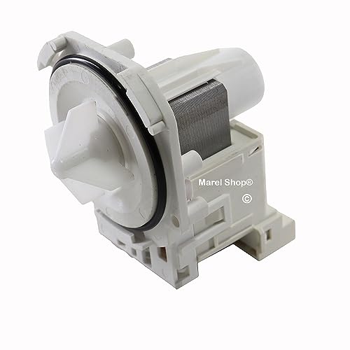 Marel Shop® - Pompa Di Scarico Per Lavatrice Compatibile Con Electrolux Zanussi Rex Per Modelli : Ewt1362Hds - Ewt1263Aa2 - Ewt1365El1 - Ewd1264Ss2
