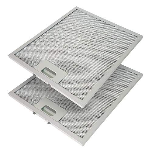Filtro Antigrasso In Metallo Per Cappe Aspiranti, 318 X 258 Mm, Filtro Antigrasso Con Griglia Metallica Per Cappe Da Cucina (2 Pezzi)