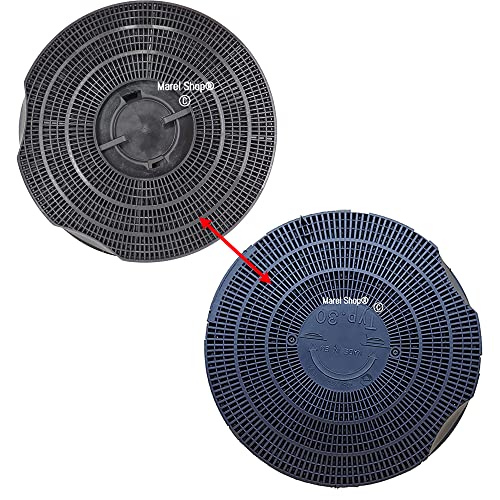 Marel Shop® - Filtro Carbone 1 Pezzo Per Cappa Compatibile Con Elica Diametro 240Mm H 44Mm Type 30 Per Modelli: Elibloc 3 - Hf500-Wh - P-16 - Ck2308