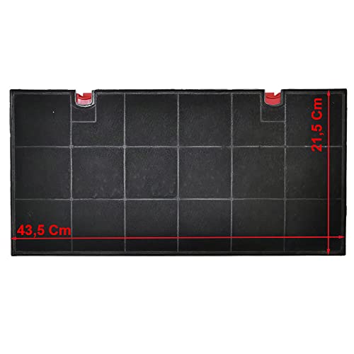 Jcspares® - Filtro A Carboni Attivi Type 150 Antiodori 43,5 X 21,5 Cm Per Cappa Cucina F00171/S Compatibile Con Rex Electrolux, Whirlpool, Elic, Baukn