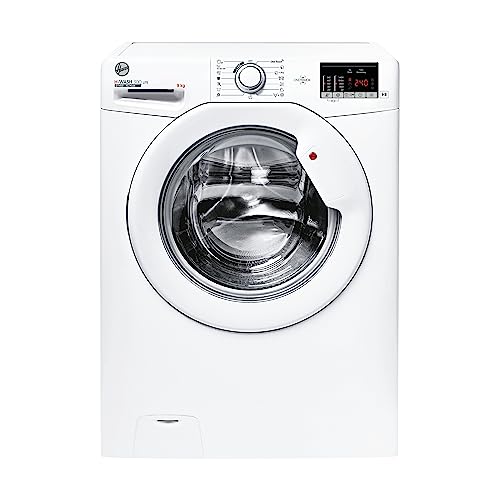 Hoover H-Wash 300 Lite H3W 492Da4-S Lavatrice, 9 Kg, 1400 Giri, Connettività Nfc, Allergy Care, Rilevatore Kg, Classe B, 60X52X85 Cm, Bianco