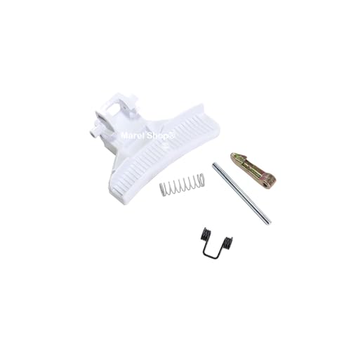 Marel Shop® - Maniglia Maniglietta Completa Con Molla Gancio Perno Per Lavatrice Compatibile Con Electrolux Zanussi Rex Per Modelli : Fwf7145Pw - Fwf8