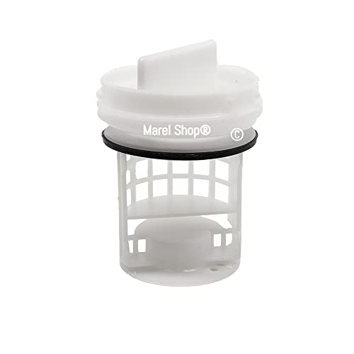 Marel Shop® - Filtro Tappo Per Pompa Lavatrice Compatibile Con It Wash San Giorgio Per Modelli: E3T10D - E3T12D - Itw4208I