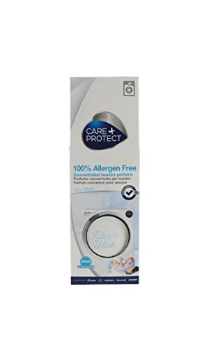 Care + Protect Talco Wash, 100% Pure Essence, Profumatore Bucato Per Lavatrice, Essenza Concentrata Per Biancheria E Vestiti, Formula Attiva Di Lunga 