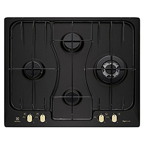 Electrolux Rgg 6243 Lor Piano Cottura Nero Da Incasso Gas 4 Fornello(I)