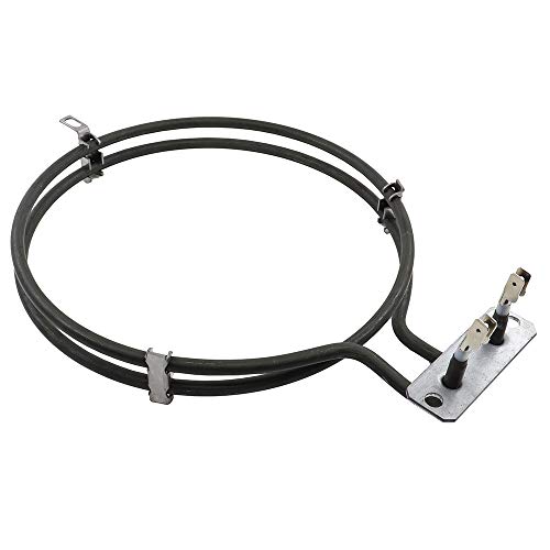 Marel Shop® - Elemento Riscaldante Resistenza Per Forno Ventilato 2500 W Compatibile Con Electrolux Zanussi Rex 240 X 195 Mm