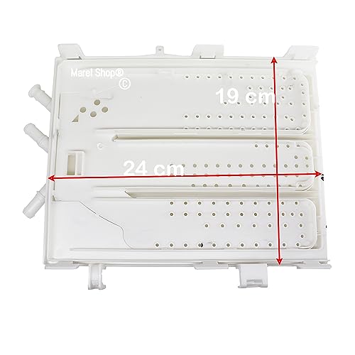 Marel Shop® - Coperchio Vaschetta Cassetto Detersivo Per Lavatrice Compatibile Con Samsung Dc97-17347D Dc61-03474 Dc61-03475 Dc61-03475X009 Per Modell