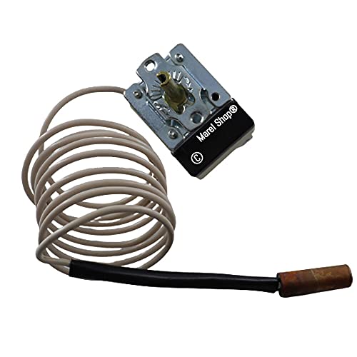 Marel Shop® - Termostato Regolabile Temperatura Max 81° Min 40° Per Lavatrice Compatibile Con San Giorgio Itwash Per Modelli: S4810I - Z805 - Z805A
