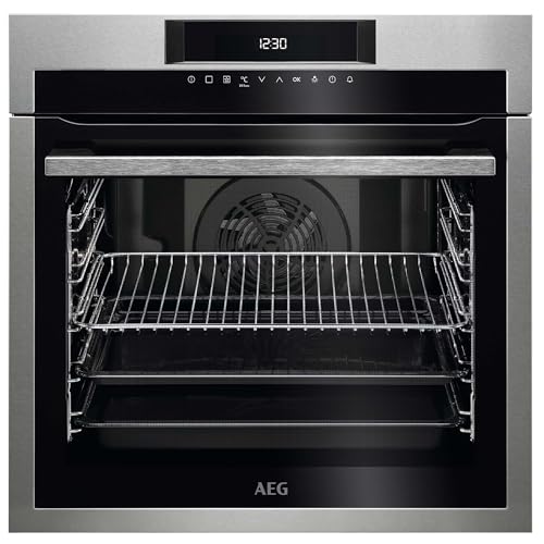 Aeg Serie 6000 Forno Da Incasso Multifunzione, Capacità 72 Litri, Bee641222M, Classe A+, Surroundcook, Sistema Optiflex, Acciaio Inox Antimpronta