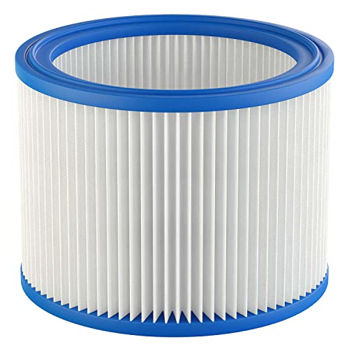 Vhbw Filtro A Pieghe Rotondo Compatibile Con Robot Aspirapolvere, Aspirapolvere Multiuso Makita Vc2010L, Vc2012L, Vc2511, Vc2512L, Vc3011L, Vc3012L, V