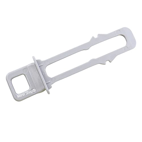 Marel Shop® - Gancio Fermo Porta Supporto Per Blocchetto Chiusura Lavastoviglie Compatibile Con Ariston Indesit Per Modelli: Adg301 - Adg321 - Adg422