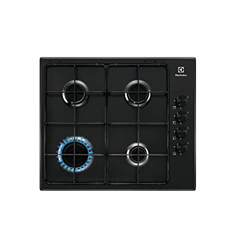 Electrolux Kgs6404B - Piano Cottura Gas, N° 4 Fuochi, Colore Nero