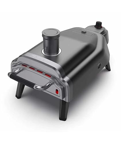 Forno Pizza Ueue Forno 3 In 1 Portatile Da Giardino Da 14" Alimentazione Gas Pellet Legna E Carbone