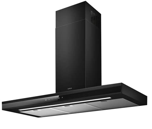Cappa Da Cucina Cucina Da 60 Cm, Aspirante, Installazione Parete, Nero - Elica Adele Bl Mat/A/60