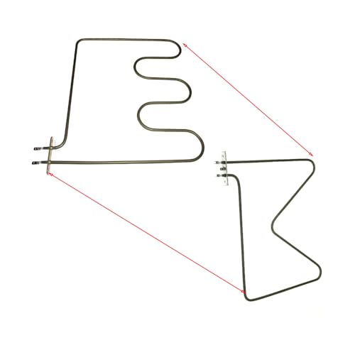 Jcspares® - Resistenza Base Forno 1000 W - 325 X 354 Mm Compatibile Con Electrolux Aeg Zanussi