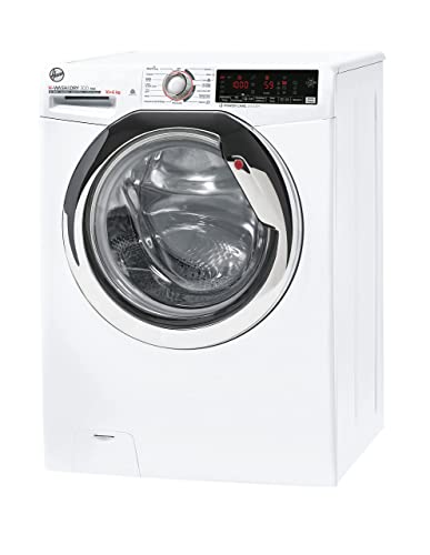 Hoover H3Dsd4106Tamce11 H-Wash&Dry 300 Pro, Lavasciuga 10 Kg, Libera Installazione, Carica Frontale, 1400 Giri, 16 Programmi, Bianca, Funzione Vapore,