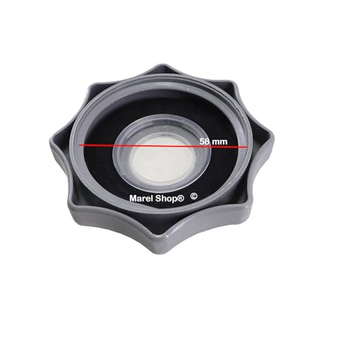 Marel Shop® - Tappo Coperchio Decalcificatore Sale Diametro 58 Mm Per Lavastoviglie Compatibile Con Vestel Whirlpool Sharp Telefunken Per Modelli : V0