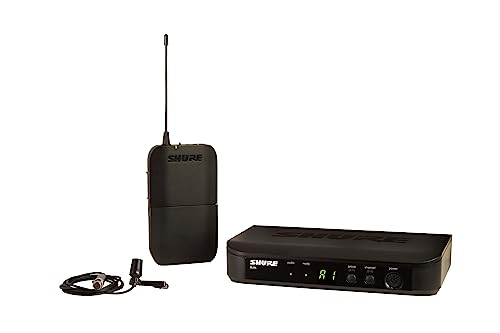 Shure Sistema Microfono Wireless Blx14/Cvl Uhf – Perfetto Per Interviste, Presentazioni – Durata Della Batteria 14 Ore, Portata 100 M | Include Microf
