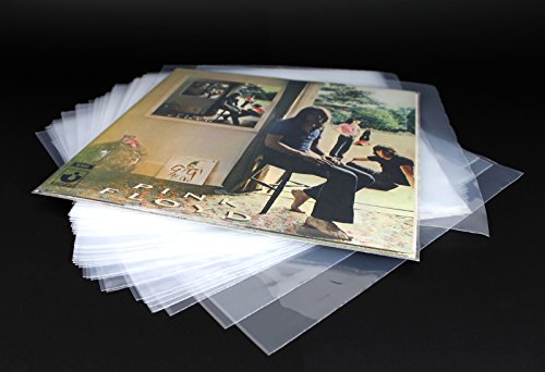 Mc Daison 50 Buste Custodie Copertine In Polietilene Per Dischi Vinile Lp 33 Giri 12" Maxi Single Spessore 80 Micron Trasparenti