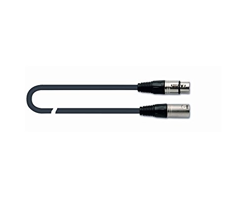Quik Lok - Mx/775-3 Cavo Xlr Maschio/Xlr Femmina, Cavo Microfonico, Lunghezza 3 Mt, Colore Nero