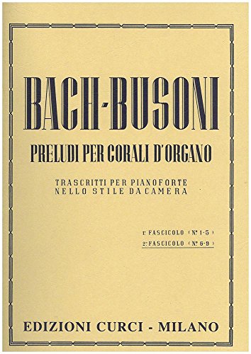 Johann Sebastian Bach-Preludi Vol. 2 (6-9) (Busoni)
