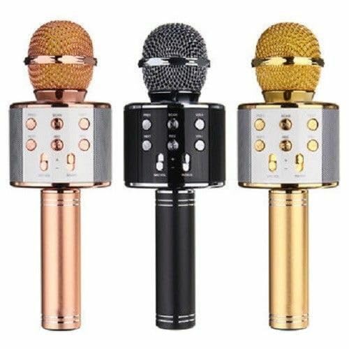 Hitopseller Bestek Microfono Wireless Bluetooth Hi-Fi Ktv Karaoke Speaker Portatile Cassa Presa Usb E Micro Sd