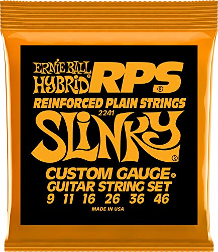 Ernie Ball, Hybrid Slinky Rps Nickel Wound, Corde Per Chitarra Elettrica, Diametro 9-46