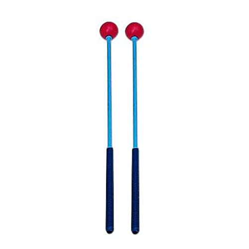 Par Mazas Metalófono Soprano,Bola Con Anillo De Fieltro De Ø 32Mm. Longitud: 320 Mm.