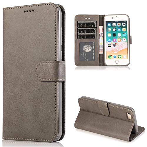 Ctiuya Cover Per Iphone Se 2022 / Iphone Se 2020 / Iphone 8 / Iphone 7 Custodia Cover In Pelle Portafoglio A Libro Flip Case Cover Con Porta Carte Mag