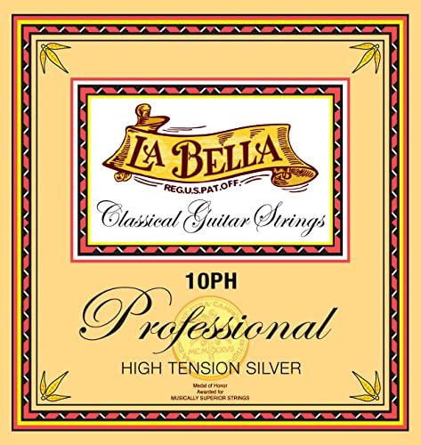 La Bella 10Ph Professional Silver, High Tension