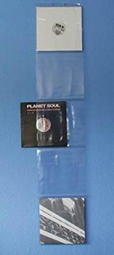 Mc Daison Espositore Busta Trasparente Da Appendere Alla Parete Per 5 Dischi Lp 33 Giri 12" Vinile