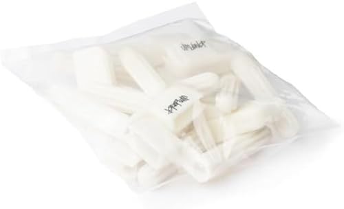 Dunlop - 105Rgl Stringwinder Glow - Refill Bag, Busta Contenente 12 Avvolgicorda Standard, Colore Bianco