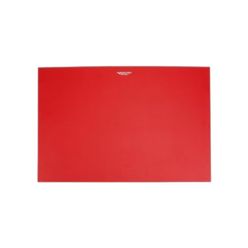 Sottomano Da Scrivania Spalding & Bros A.G. Desk Pad Tappetino Pelle Leather Office Ufficio 60X40 Cm 584245-Rosso