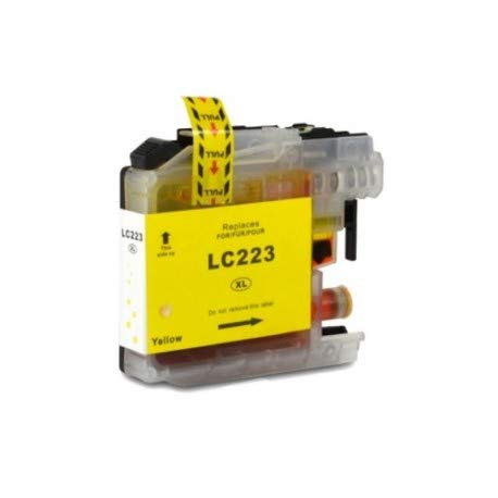 Italy'S Cartridge Cartuccia Lc223,Gialla, Compatibile Per Brother J4620 J4625 J5625 J4120 J5320 J5720 Lc 223, 10 Ml