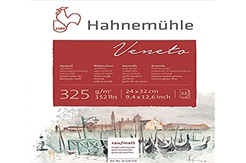 Hahnemuhle Veneto Acquerello Pad 9.5X12.5 In
