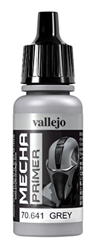 Vallejo Mecha Color - Colore Acrilico A Base D'Acqua Per Aerografo, 17 Ml, Grigio (Grey Primer)