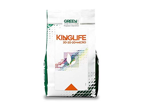 Kinglife 20-20-20, Npk 20-20-20 + Microelementi (25 Kg), Concime Idrosolubile Per Piante E Fiori