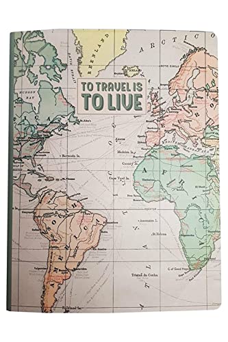 Legami Foglio B5 - Quaderno A Righe, Multicolore (Travel), 18,5X24,8 Cm