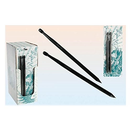 Drumstick Pencil Black - Matita Per Aspiranti Batteristi A Forma Di Bacchetta Nere
