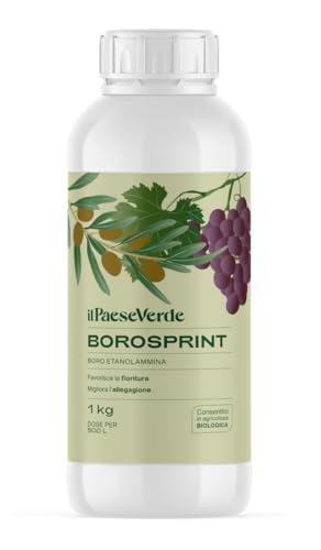 Borosprint Concime Liquido A Base Di Boro Kg.1. Migliora L'Allegagione, Favorisce La Crescita Dei Frutti E Previene La Carenza Di Boro.