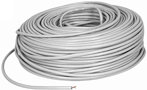 My Smart Shop Matassa 50 Mt Metri Cavo Di Rete Ftp Cat 6 100% Rame 4P 0,51 Bc Lan Ethernet M Bobina Internet Adsl Plug Modem Router Access Point Reape