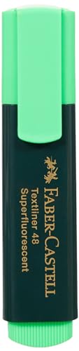 Faber-Castell 154863 - Evidenziatore Textliner 48, Ricaricabile, Verde, 1 Pezzo