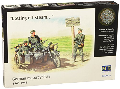 Masterbox 1:35 - German Motorcyclists 1940-1943 - Mas3539
