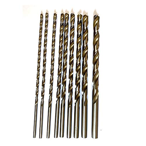 Jvj 9 Pezzi 200 Mm Lunghezza 4 – 10 Mm Hss Cobalto Punta Trapano