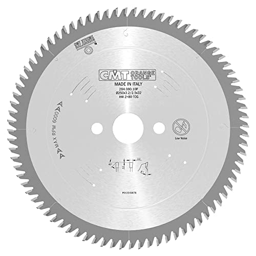 Cmt 284.080.10P - Sierra Circular Para Aluminio 250X32X3.2 Z=80 Tcg 5 Grados Pos.