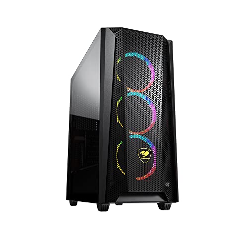 Caja Atx Semitorre Cougar Mx660 Mesh Rgb Cristal Templado